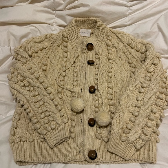 Doen Sweaters - Doen Pomme Cream Cardigan in size medium